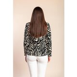 Fenzy Blazer S Klasičnim Ovratnikom, Črno-Bež | Shoptok.si