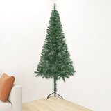 vidaXL kutno umjetno božićno drvce zeleno 180 cm PVC | shoptok.hr