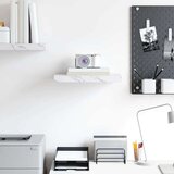  Polica na zidu Bijeli mramor 40 x 23 5 x 4 cm Konstruirano drvo | shoptok.hr
