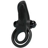Pretty Love Vibrant Penis Ring Silicone 10 Functions Black Cene