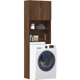vidaXL Ormarić za perilicu rublja boja hrasta 64x24x190 cm drveni | shoptok.hr