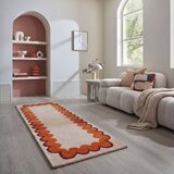 Flair Rugs Oranžen/v naravni barvi ročno tkan volnen tekač 80x230 cm Wiggle Wool – | Shoptok.si