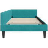  Kutni okvir kreveta Tirkizna 100 cm x 200 cm Baršun | Eponuda.com