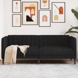 vidaXL Dvosjed od tkanine crni | shoptok.hr