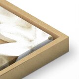  Slika - Ceramic Leaves (1 Part) Wide 60x40 U prirodnom drvenom okviru | shoptok.hr