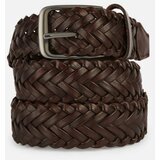 Geox Dark brown men's belt Belt - Men's Cijene