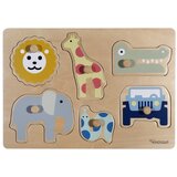 Kindsgut Drvena reljefna puzzle (broj komada 6 kom) Safari – | shoptok.hr