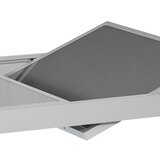 Gardenson Raztegljiva Vrtna Miza Ambia, Steklo, Aluminij, 160-220x90 | Shoptok.si