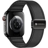 forcell F-DESIGN FA21 narukvica od ekološke kože za APPLE Watch 38/40/41 mm crna | ePonuda.com