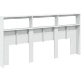 Ormarić za uzglavlje s LED svjetlima bijeli 200 x 17 x 102 cm | shoptok.hr