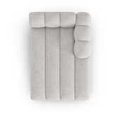 Micadoni Home svetlo siv ležalnik (desni kot) lupine | Shoptok.si