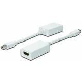 DisplayPort / HDMI Adapter [1x Muški konektor Mini DisplayPort - 1x Ženski konektor HDMI] Bijela