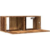  2-dijelni zidni TV ormarić Staro drvo 80x30x30 cm | shoptok.hr