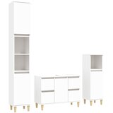  3-dijelni set kupaonskog namještaja bijeli konstruirano drvo | shoptok.hr
