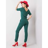 BASIC Feel Good Jumpsuit-RV-KO-6261.19X-dark green | shoptok.hr