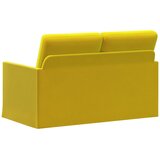  Kauč za dvoje Žuta 130 x 81 x 82 cm Baršun | shoptok.hr
