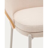 Kave Home Barski stol v bež in naravni barvi (višina sedeža 65 cm) Eamy – | Shoptok.si