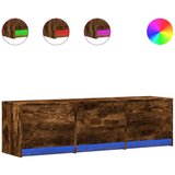 TV omarica z LED Dimljeni oreh 140 x 34 x 40 cm Konstruiran les, (5000137131) | Shoptok.si