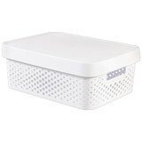 Curver Zaboj za shranjevanje Infinity (11 l, 36 x 27 x 14 cm, bela barva) | Shoptok.si
