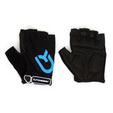 Tour de France rukavice crosser CR-6028 short finger l black/blue