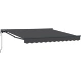 vidaXL automatski Smanjivi Zaslon - Antracit 300x250 cm | shoptok.hr