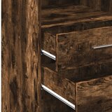  Visoka komoda boja hrasta 45 x 42,5 x 124 cm konstruirano drvo | shoptok.hr