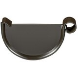 Marley Završni element oluka (Nazivni promjer: 100 mm, Plastika, Smeđe boje, Univerzalno) | shoptok.hr