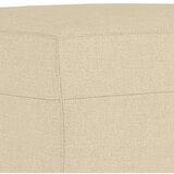 vidaXL 3-dijelni set sofa s jastucima krem od tkanine | shoptok.hr