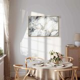  Slika - Elegant marble – stone structures in neutral colours 120x80 U prirodnom drvenom okviru | shoptok.hr