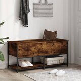  Klupa za pohranu boja hrasta 100x42,5x47 cm konstruiranog drva | shoptok.hr