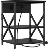  Noćni ormar Crni hrast 41 x 31 x 51 cm Konstruirano drvo | Eponuda.com