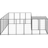  Kavez za pse crni 8,47 m² čelični | shoptok.hr