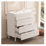 Hanah home komoda s ladicama, bijela Slike
