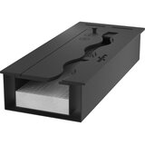  InFire - Ugrađeni bio kamin 7,5x50 cm 3,5kW crna | Eponuda.com
