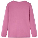 Dječja majica dugih rukava boja maline 116 | shoptok.hr