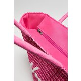 Marisse Pink Woven Bag With Inscription | Eponuda.ba