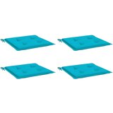  Jastuci za stolice 4 kom tirkizni 40x40x4 cm od tkanine | shoptok.hr