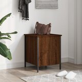  Klupa za pohranu boja smeđeg hrasta 40x42,5x50 cm drvena | shoptok.hr