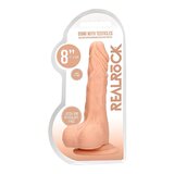 REALROCK Dong 8 - realistični dildo z modi (20 cm) - naravni | Shoptok.si