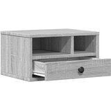  Stalak za pisač siva boja hrasta 40x32x22,5cm konstruirano drvo | Eponuda.com