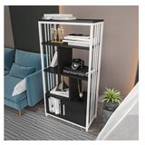 Hanah home polica za knjige valero - white, anthracite whiteanthracite bookshelf | Eponuda.com