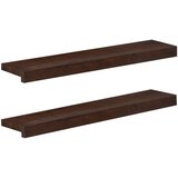  Prozorske klupice 2 kom. Tamno smeđa 70 x 20 x 2 cm | shoptok.hr
