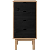  Komoda s ladicama OTTA Crna 45 x 39 x 90 cm Masivna borovina | Eponuda.com