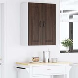 Ormar za Zid 2 pcs Smeđi hrast 30 x 31 x 80 cm | shoptok.hr