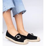 Gemre Black espadrilles adorned with rhinestones Maruta | shoptok.hr