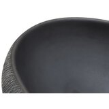 Nadgradni umivaonik crno-sivi ovalni 59x40x15 cm keramički | shoptok.hr