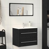 Ormarić za umivaonik u kupaonici crni hrast 60x38,5x48 cm inženjerski drvo | Eponuda.com