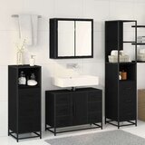 vidaXL set namještaja za kupaonicu 3 pcs crni hrast 80 x 33 x 60 cm | shoptok.hr
