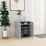vidaXL Ormarić za cipele siva boja betona 60 x 35 x 70 cm od iverice Cijene