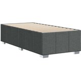 vidaXL Okvir za krevet tamnosivi 100x200 cm od tkanine | shoptok.hr